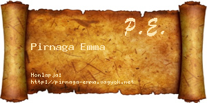 Pirnaga Emma névjegykártya
